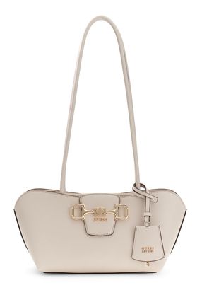 GUESS Janie Shoulder Satchel Bag Stone