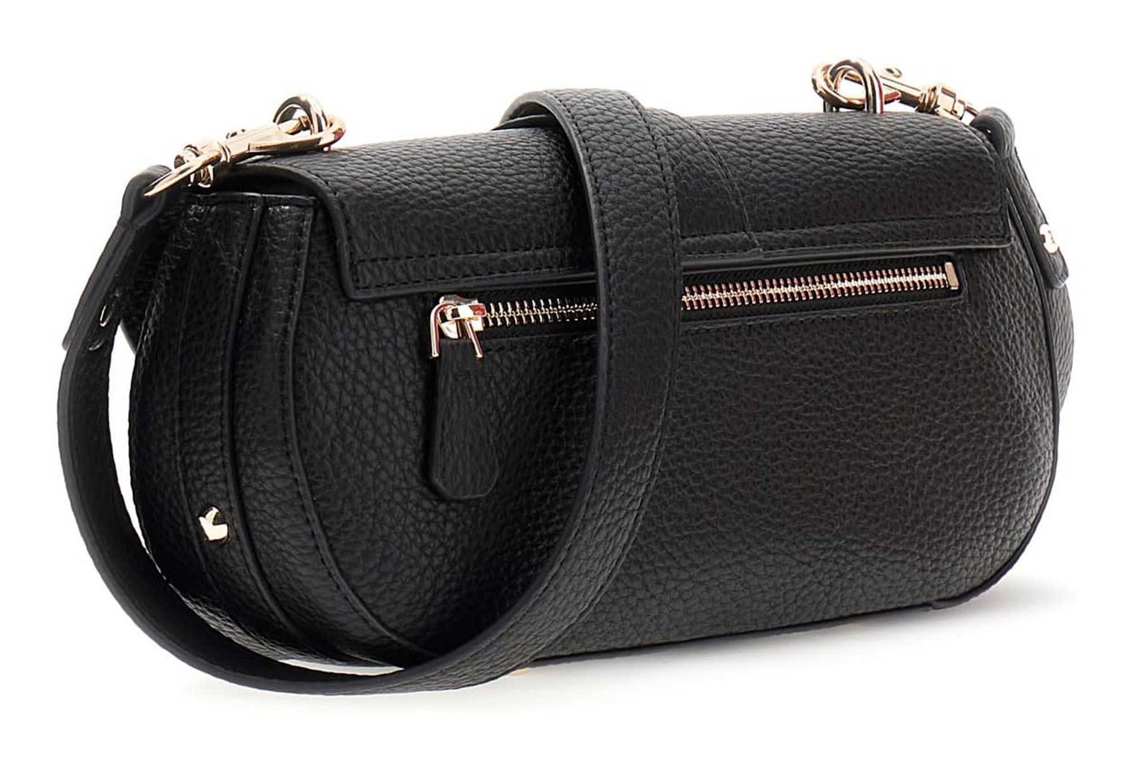 GUESS Jessa Flap Crossbody Bag Black GUESS Jessa Flap Crossbody Bag Black