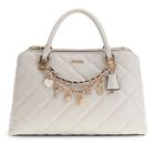 GUESS Libby Two Compartment Tote Cream White