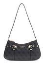 GUESS Leona Logo Shoulder Bag Coal Logo