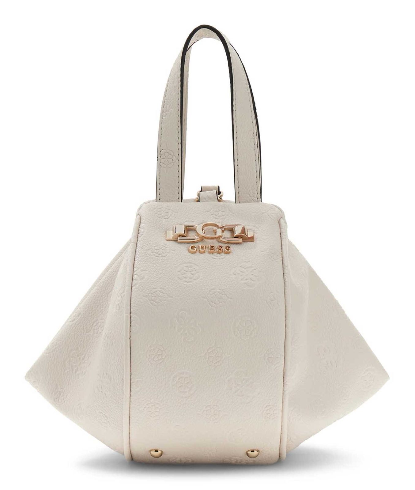 GUESS Anise Top Handle Pouch Stone Logo