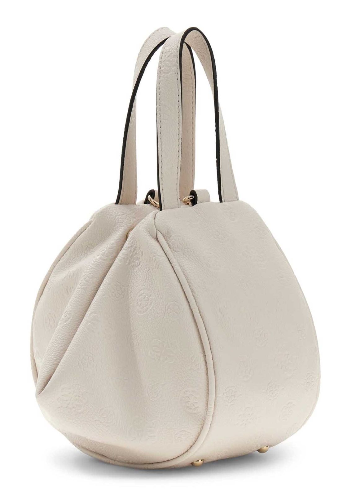 GUESS Anise Top Handle Pouch Stone Logo GUESS Anise Top Handle Pouch Stone Logo