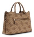 GUESS Janie Logo Girlfriend Satchel Latte Logo