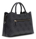 GUESS Janie Logo Girlfriend Satchel Coal Logo