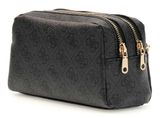 GUESS Double Zip Organizer Coal Logo