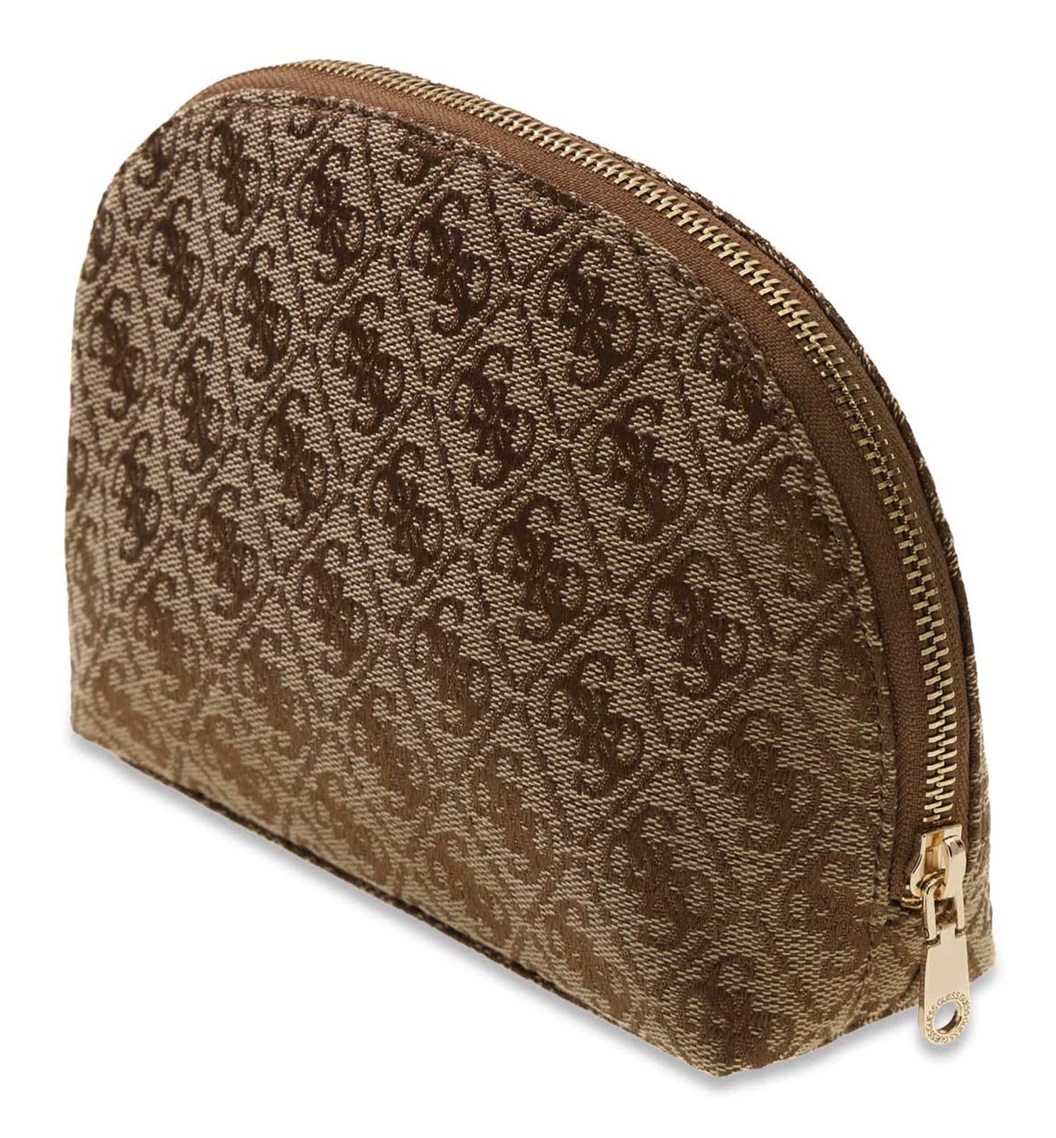 GUESS Dome Pouch Latte Logo GUESS Dome Pouch Latte Logo
