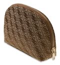 GUESS Dome Pouch Latte Logo GUESS Dome Pouch Latte Logo