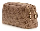 GUESS Double Zip Organizer Latte Logo GUESS Double Zip Organizer Latte Logo