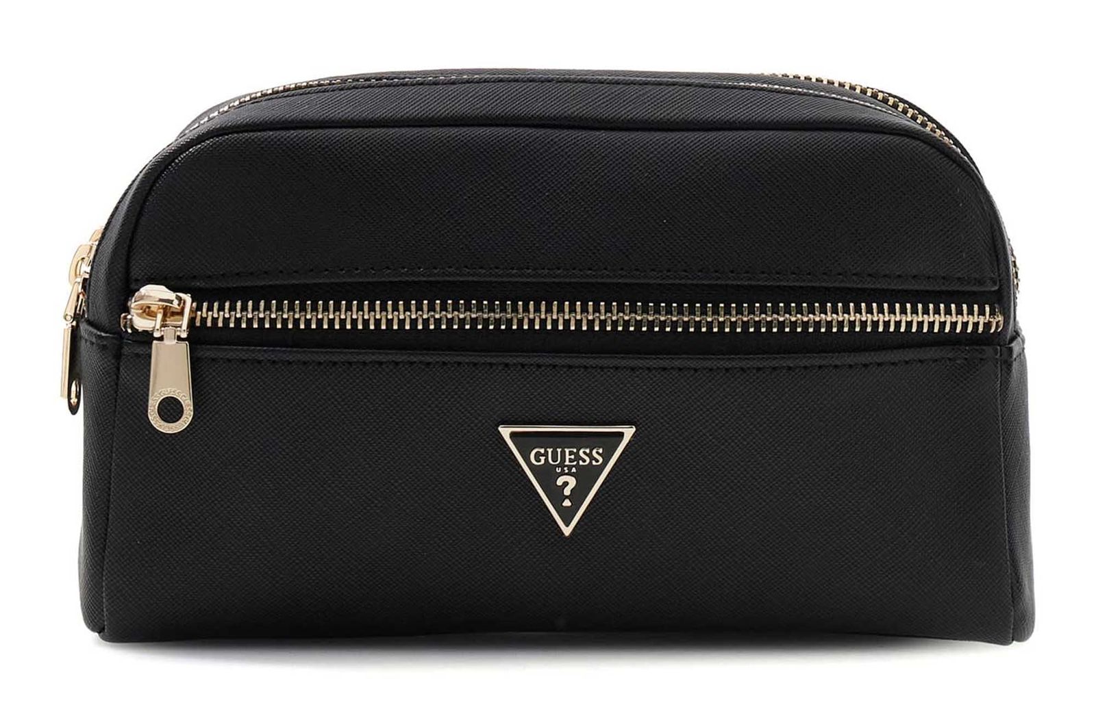 GUESS Double Zip Organizer Black