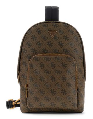 GUESS Milano Sling Bag Coffee