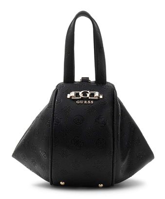 GUESS Anise Top Handle Pouch Black Logo