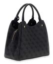 GUESS Meridian II Girlfriend Carryall Bag S Coal Logo