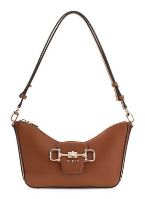 GUESS Janie Convertible Shoulder Bag Cognac