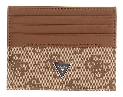 GUESS Milano Card Holder Beige / Cognac GUESS Milano Card Holder Beige / Cognac