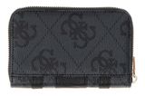 GUESS Laurel II SLG Zip Around Wallet M Coal Logo GUESS Laurel II SLG Zip Around Wallet M Coal Logo