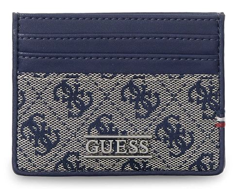GUESS Boston Card Holder Sand Blue