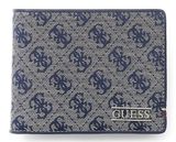 GUESS Boston Bifold Wallet M Sand Blue
