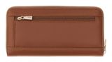 GUESS Janie SLG Zip Around Wallet L Cognac