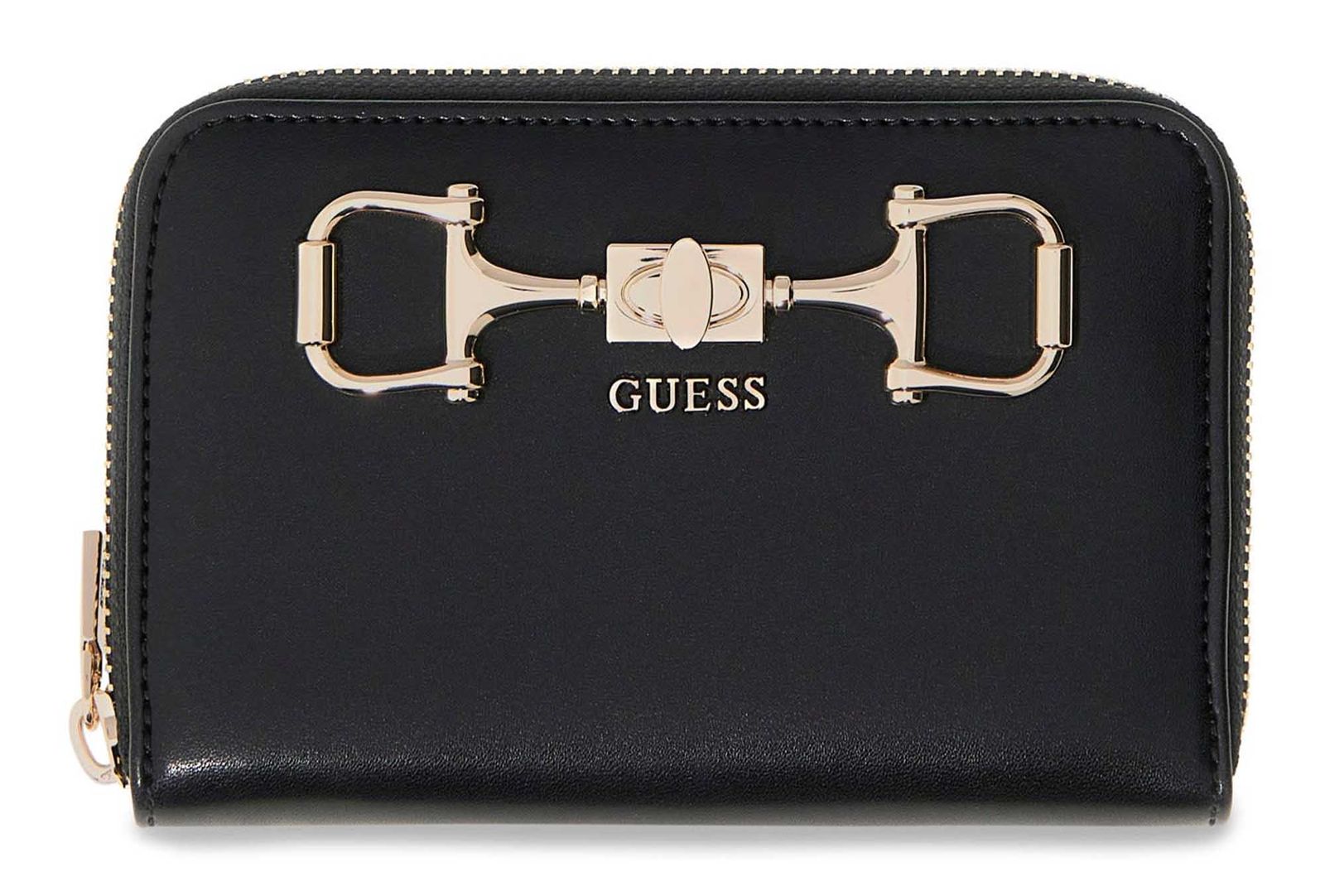 GUESS Janie SLG Zip Around Wallet M Black