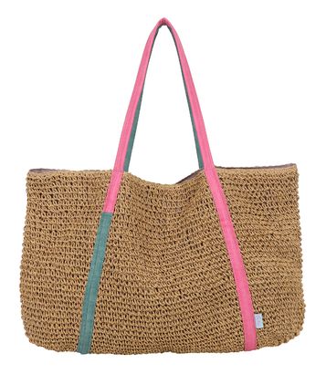 Fritzi aus Preußen Simply Shopper Nature Straw Lime Pink