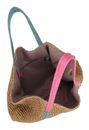 Fritzi aus Preußen Simply Shopper Nature Straw Lime Pink Fritzi aus Preußen Simply Shopper Nature Straw Lime Pink