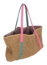 Fritzi aus Preußen Simply Shopper Nature Straw Lime Pink Fritzi aus Preußen Simply Shopper Nature Straw Lime Pink