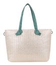 Fritzi aus Preußen Cloud Shopper Big Limited Painted Straw Silver Jade