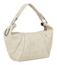 Fritzi aus Preußen Croissant Hobo Bag Grainy Light Beige