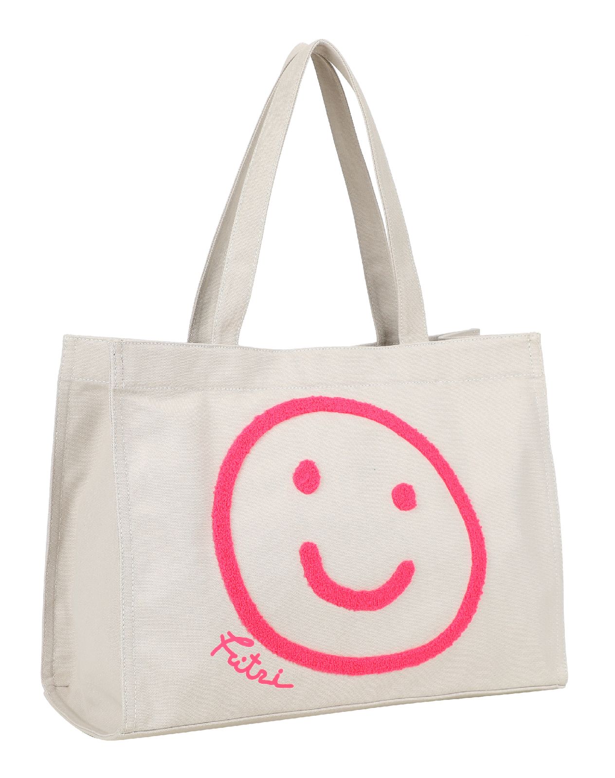 Fritzi aus Preußen Easy 01 Limited Smile Canvas Shopper Sand Fritzi aus Preußen Easy 01 Limited Smile Canvas Shopper Sand