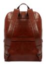 THE BRIDGE Galileo Backpack Double Zip Marrone TB / Rut. Sc. Opaco
