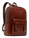 THE BRIDGE Galileo Backpack Double Zip Marrone TB / Rut. Sc. Opaco