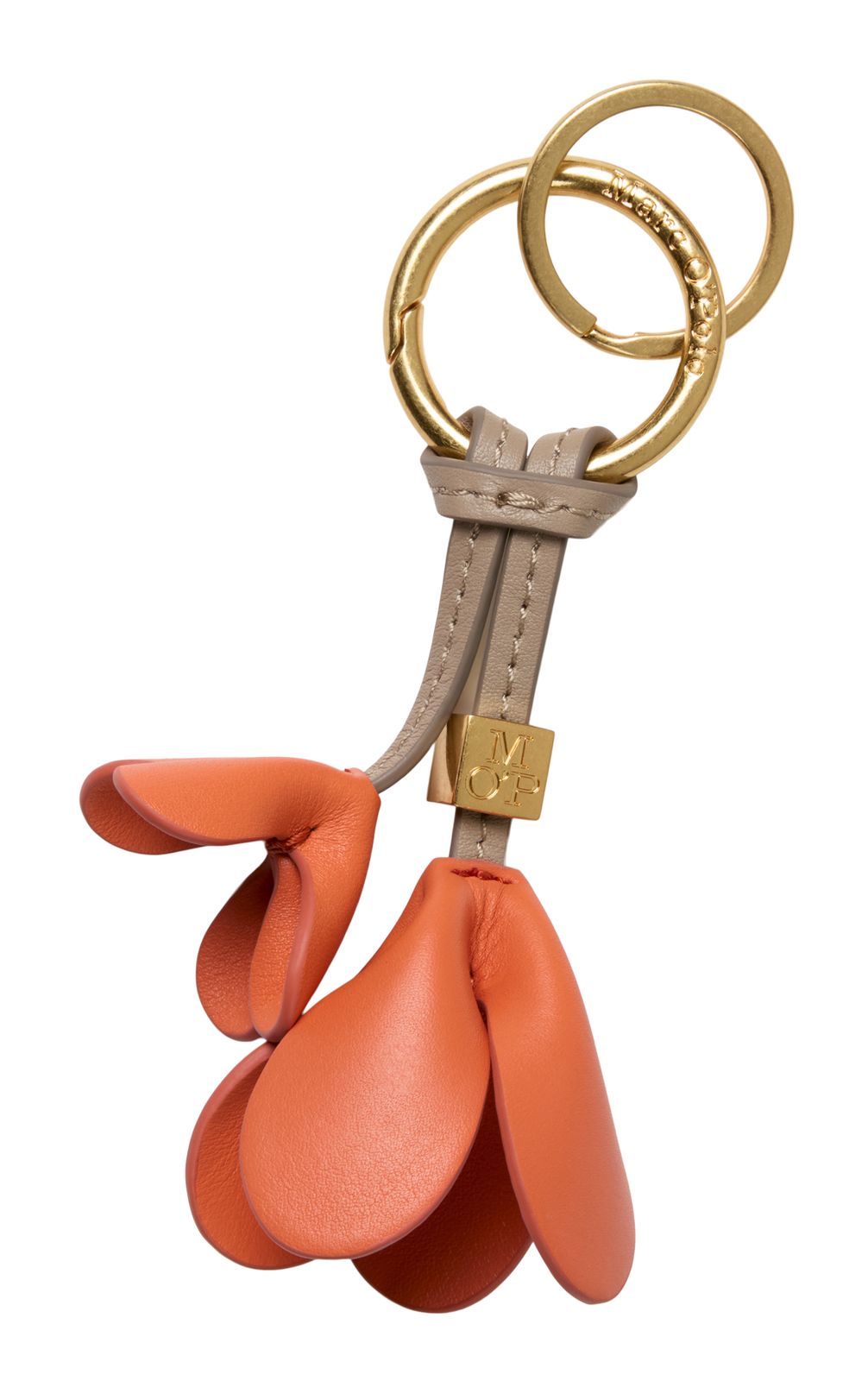 Marc O'Polo Alice Leather Keyring Warm Orange