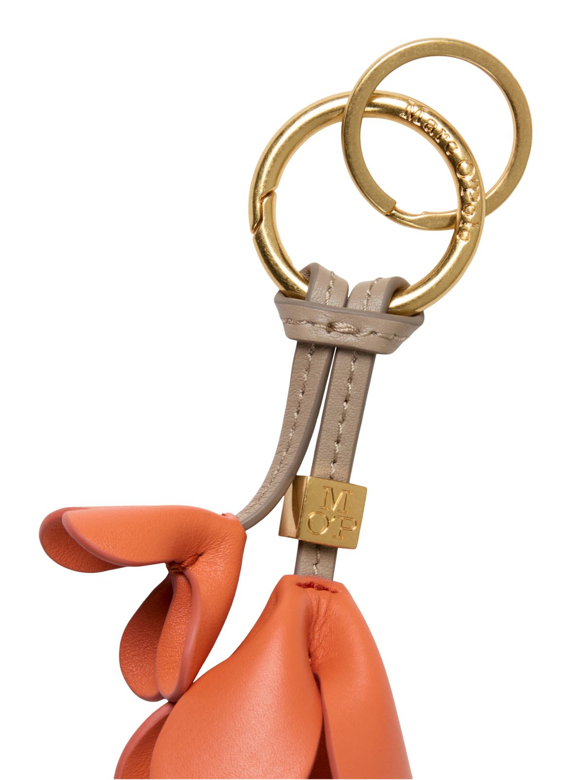 Marc O'Polo Alice Leather Keyring Warm Orange Marc O'Polo Alice Leather Keyring Warm Orange