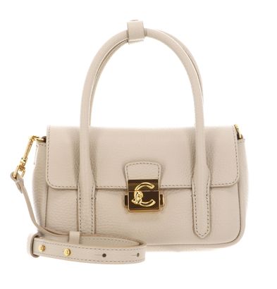 COCCINELLE C-Me Lock Mini Bag Grained Leather Sandshell