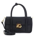 COCCINELLE C-Me Lock Mini Bag Grained Leather Noir