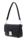 COCCINELLE C-Me Lock Handbag Leather Noir COCCINELLE C-Me Lock Handbag Leather Noir