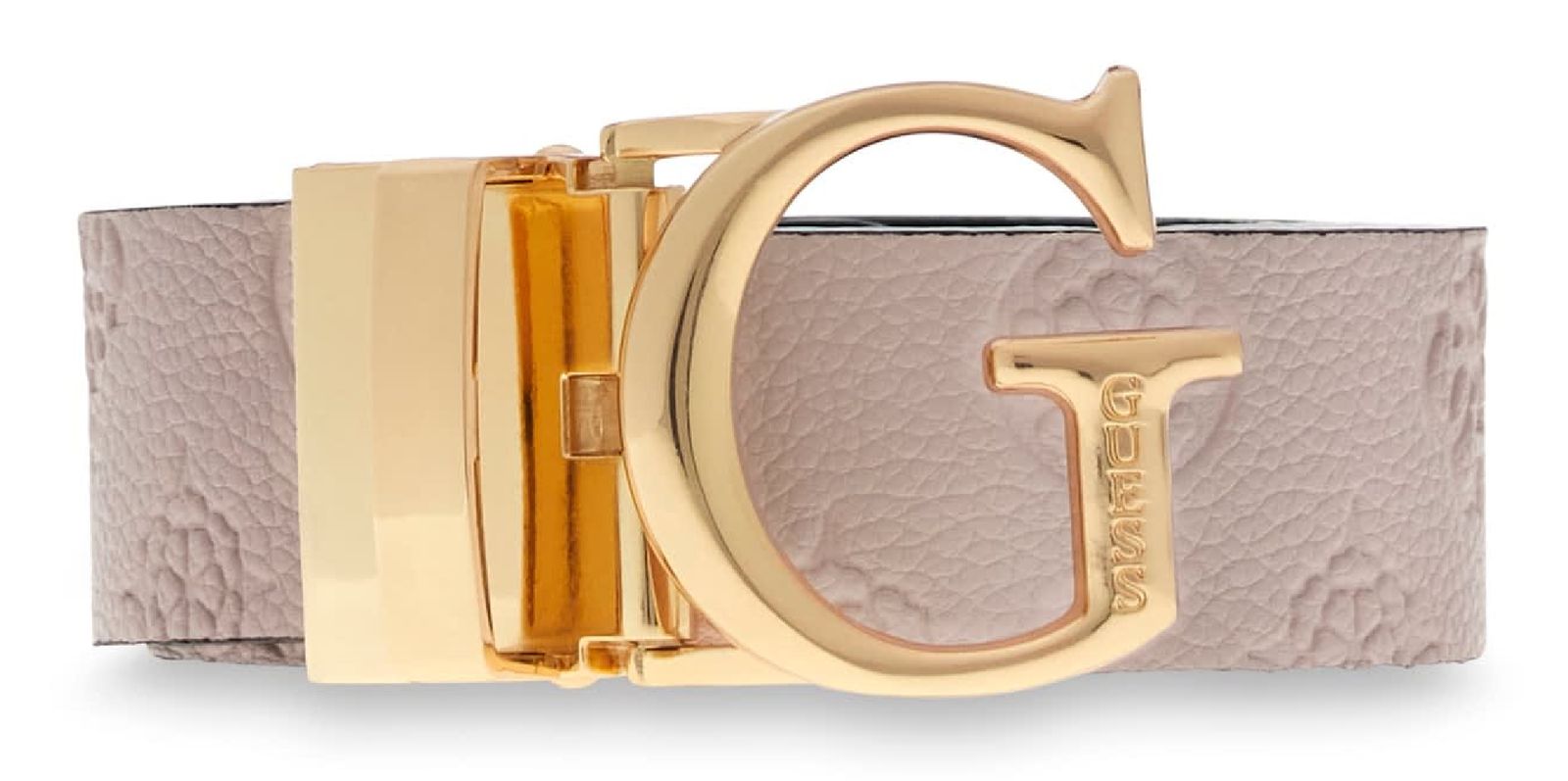 GUESS Jena Adjustable And Reversible Pant Belt W95 Light Rose Multi - shortenable