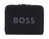 HUGO BOSS Boss Cut Out Conference Folder Zip M Black & Grey