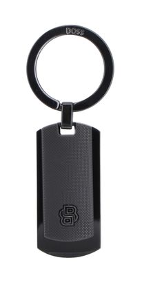 HUGO BOSS Double B Keyring Diamond Gun