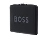 HUGO BOSS Boss Cut Out Conference Folder Zip L Black & Grey