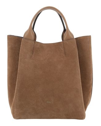 abro Leather Suede Shopper Essential Camel