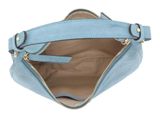 abro Leather Suede Hobo Bag Nana Mini Sapphire