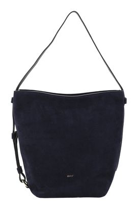 abro Leather Suede Hobo Bag Cosmo Navy