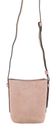 abro Leather Suede Crossbody Bag Cosmo Powder