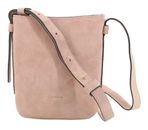 abro Leather Suede Crossbody Bag Cosmo Powder