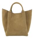 abro Leather Suede Shopper Essential Mud