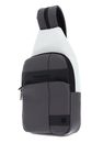PIQUADRO Wollem Rubber Sling Bag Grigio / Nero