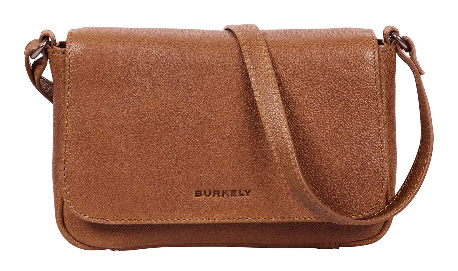 BURKELY Isa Crossbody Flap Cognac