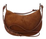 COCCINELLE Fujiko Suede Bi Mini Bag Cognac