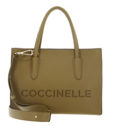 COCCINELLE Myrtha26 Handbag Grained Leather Seagrass